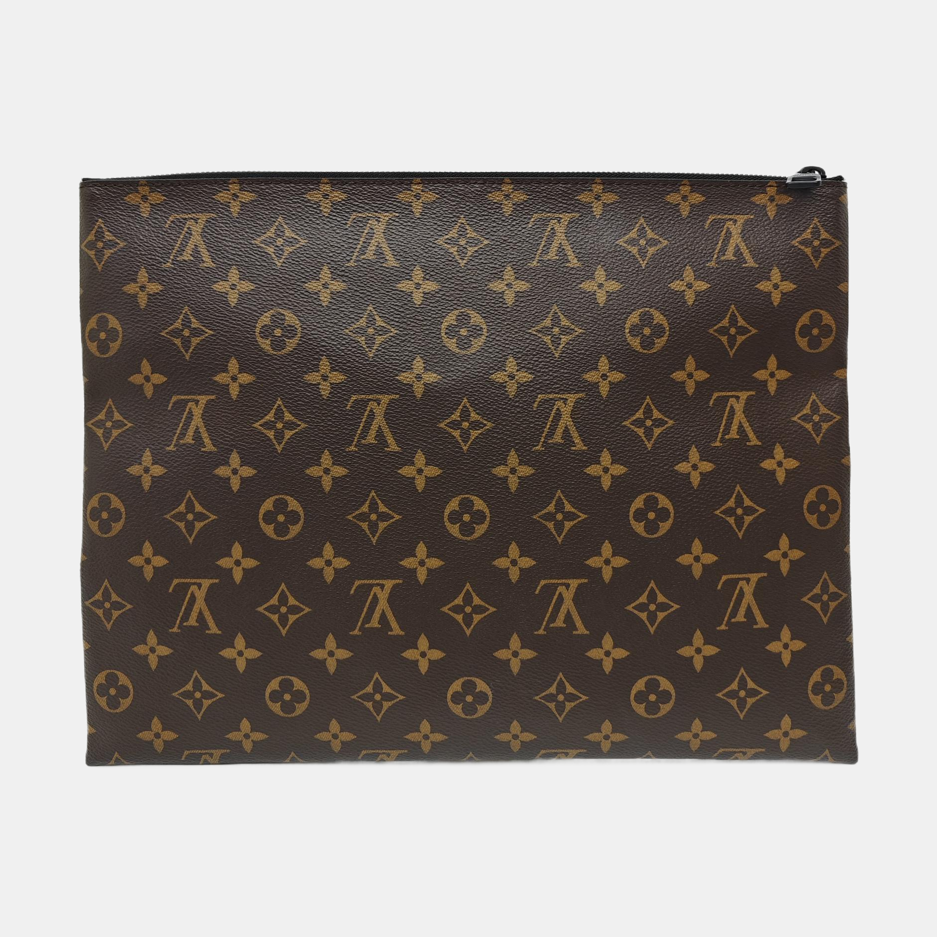 A4 Monogram Coated Canvas Brown