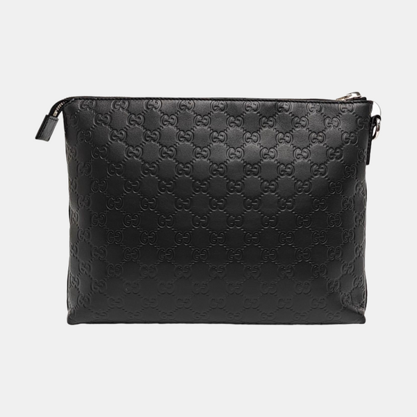 Signature Monogram Calfskin Black