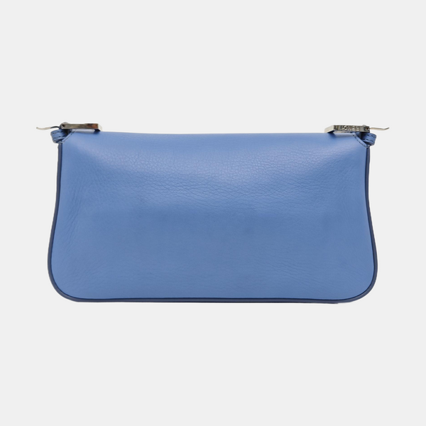 Baguette Medium Calfskin Blue