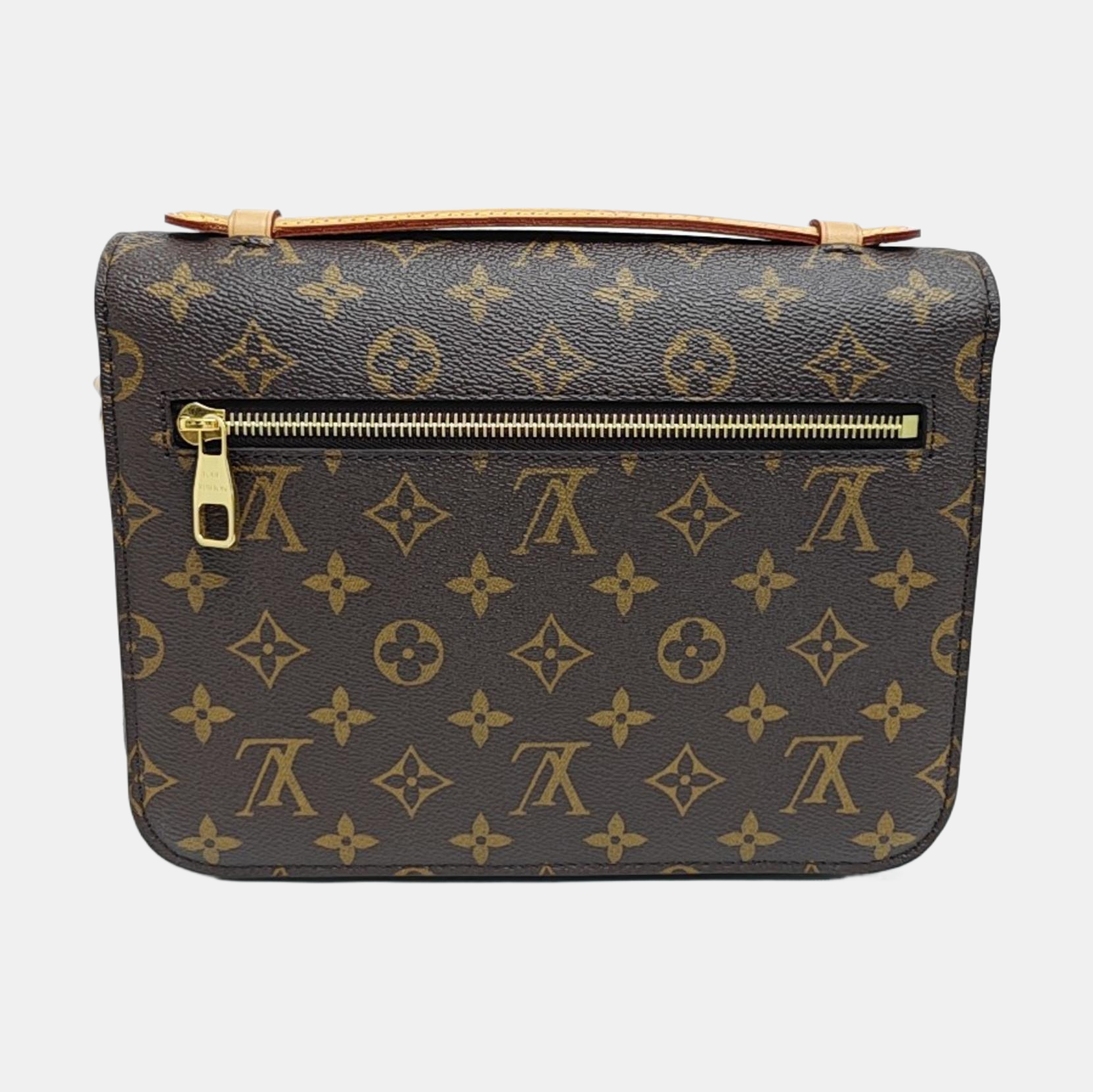 MÉTIS MM Monogram Coated Canvas Brown
