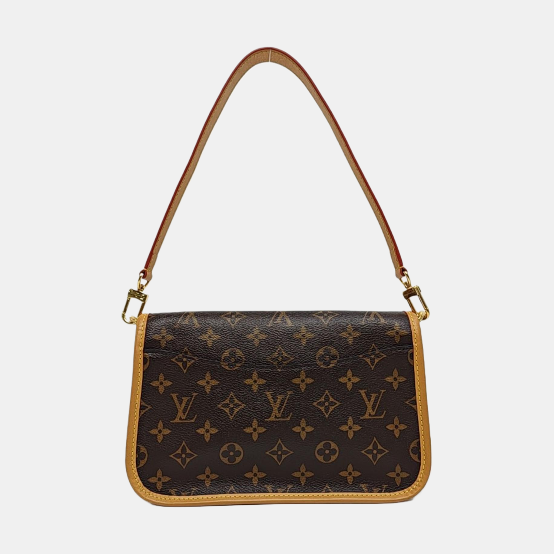 DIANE Monogram Coated Canvas Brown