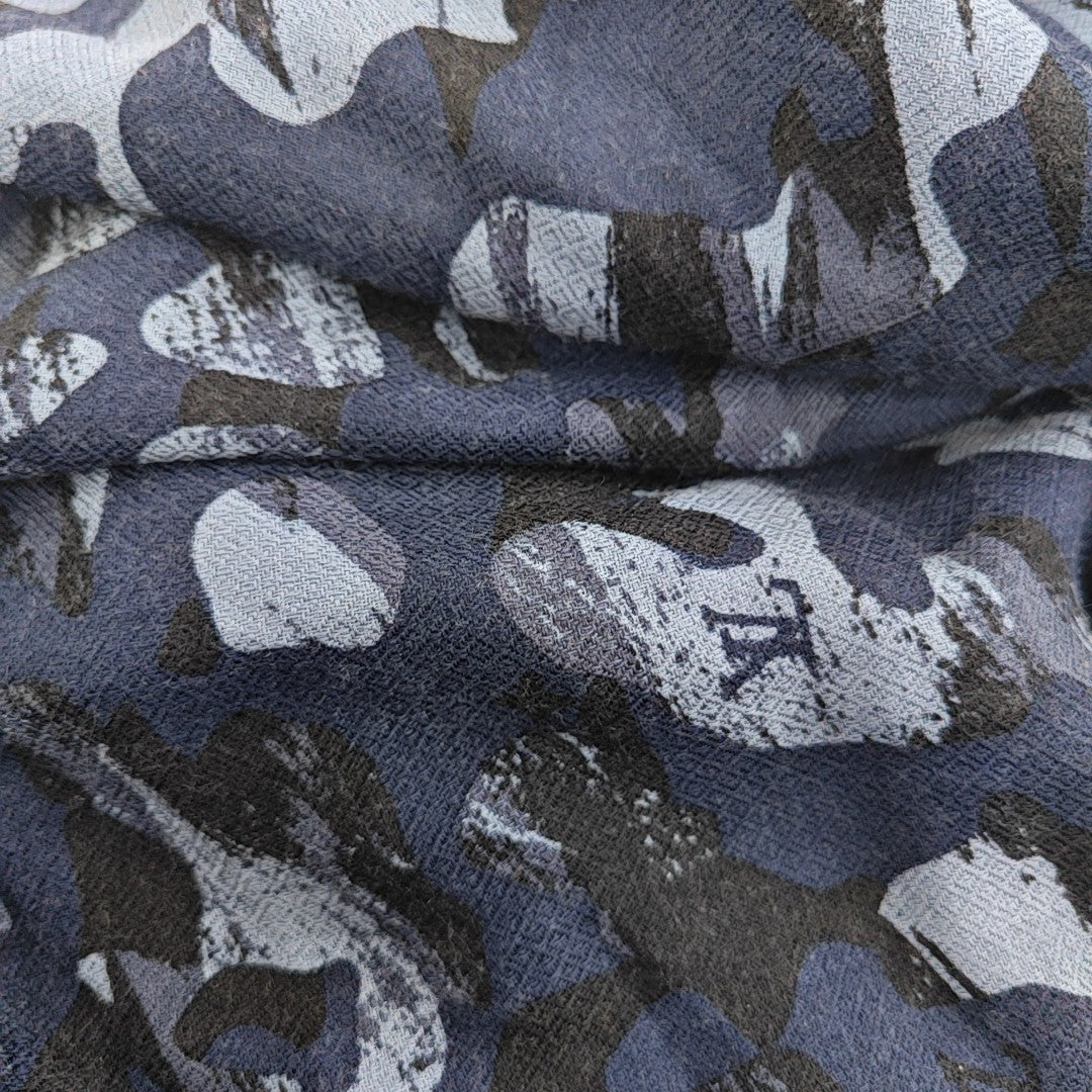 Blue Cashmere Scarf