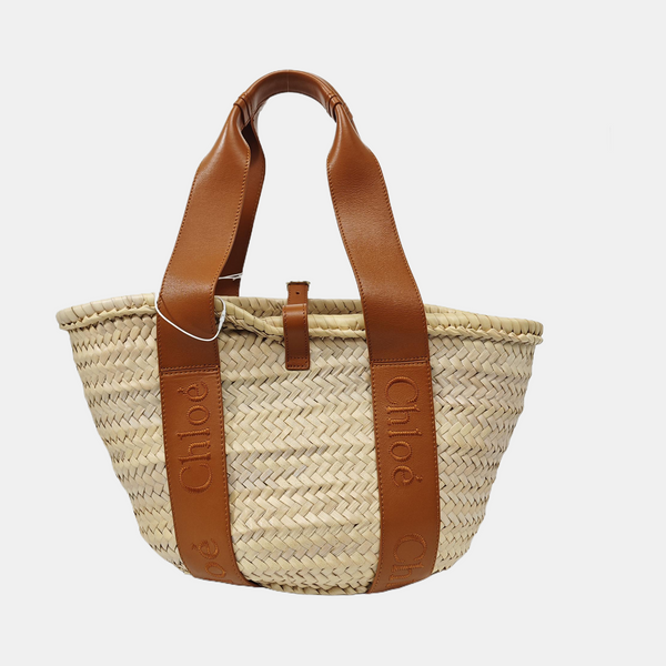 Basket Straw Beige