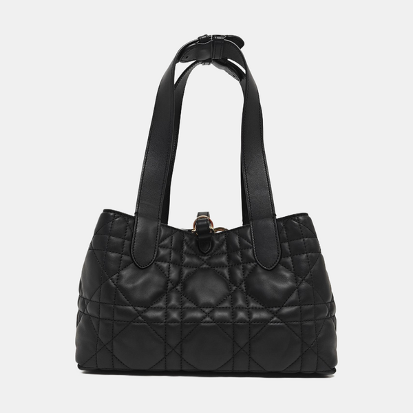 Toujours Small Cannage Calfskin Black