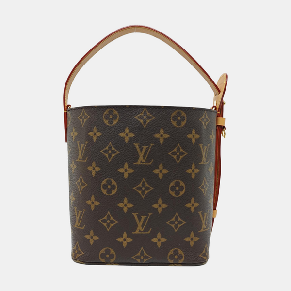 ALL IN Monogram Coated Canvas Brown