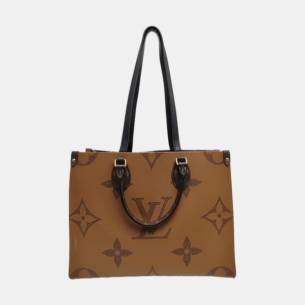ONTHEGO MM Monogram Coated Canvas Brown