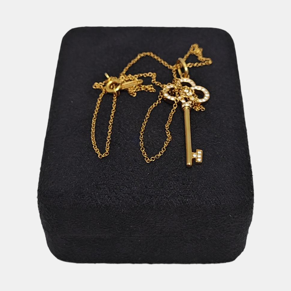 Tiffany Keys 18k Rose Gold Necklace