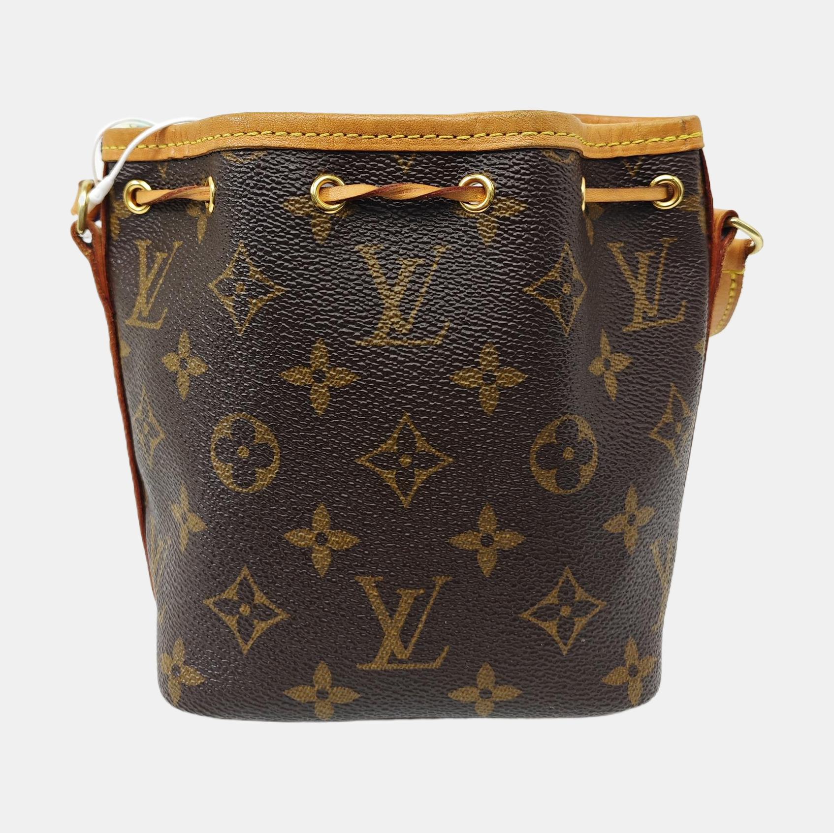 NÉONOÉ Nano Monogram Coated Canvas Brown