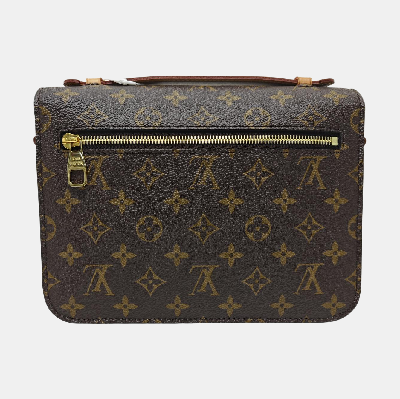 MÉTIS MM Monogram Coated Canvas Brown