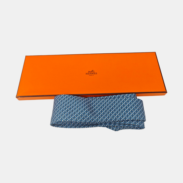 Mulberry Silk Tie Blue