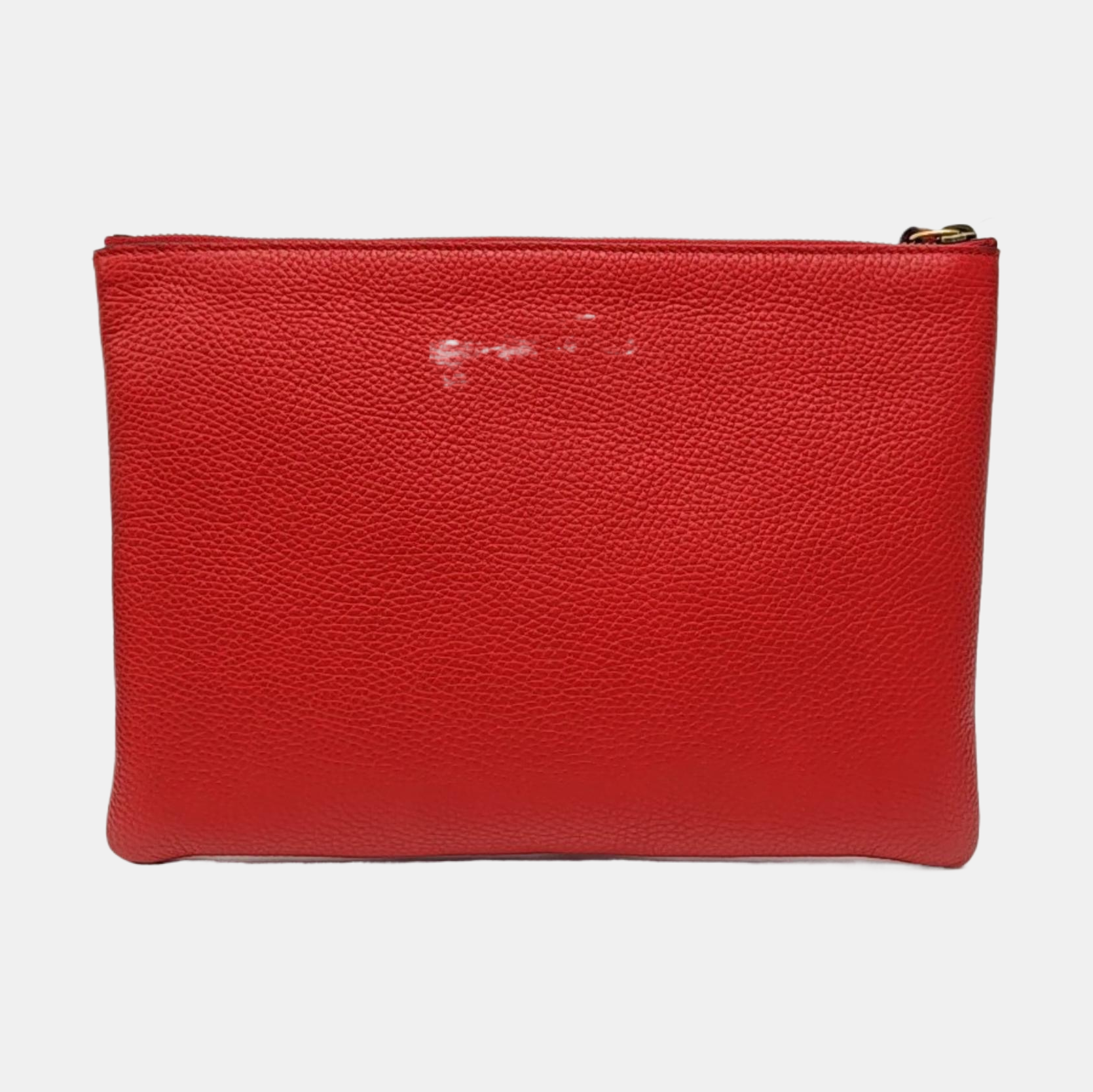 Calfskin Clutch Red