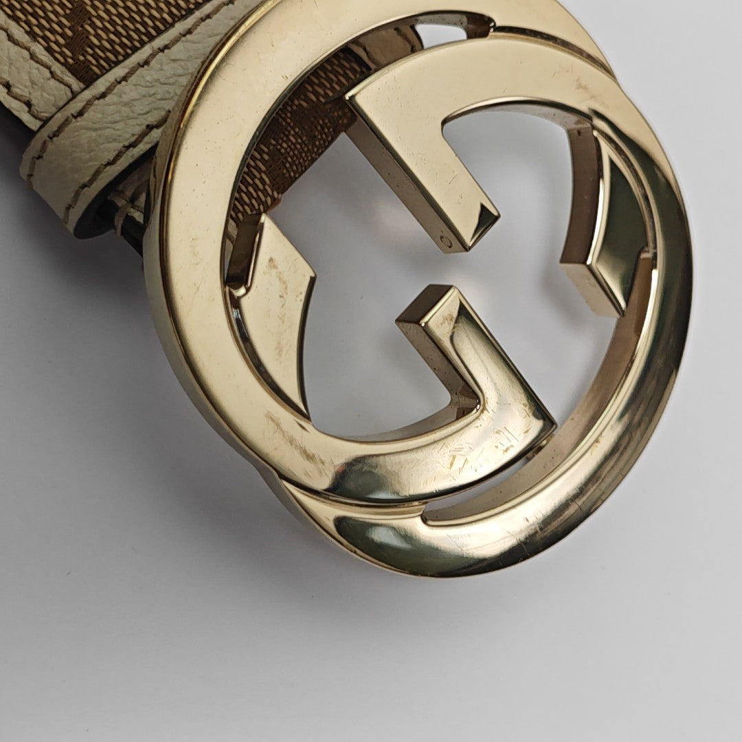 Fabric Belt Beige