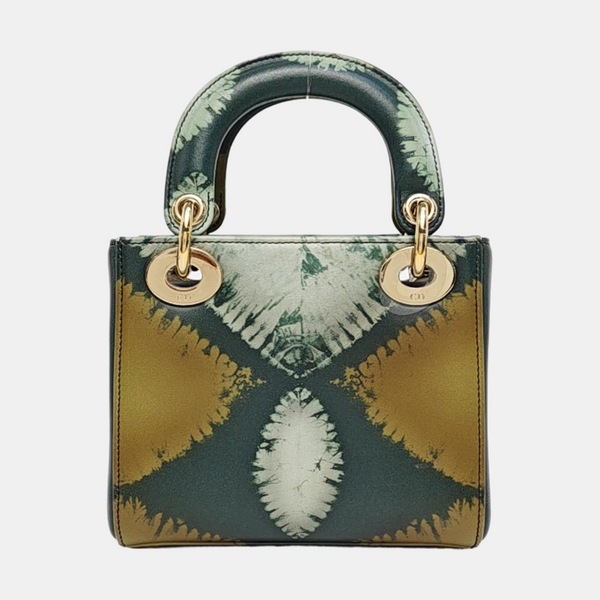 Authenticated pre-owned  Lady Dior Mini Calfskin Multicolor - Tote Bag at Looply