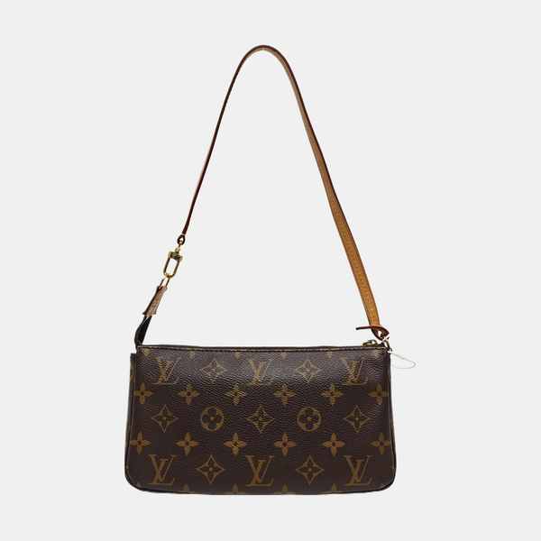 ACCESSOIRES GM Monogram Coated Canvas Brown