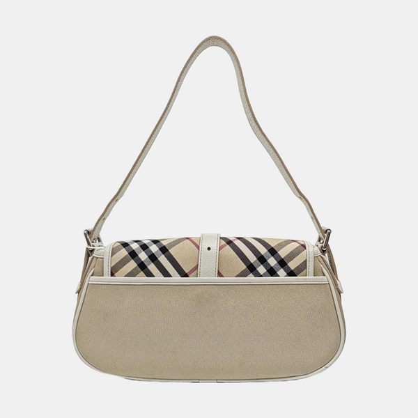 Canvas Top Handle Bag Beige