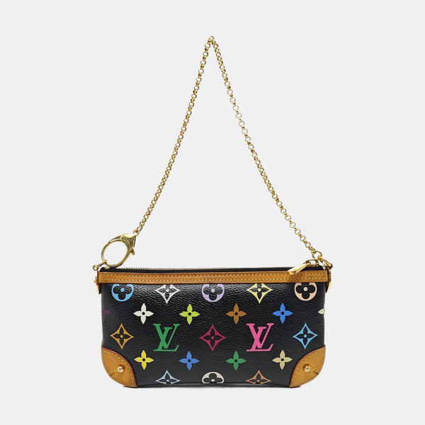 LV × TM VINTAGE MILLA Monogram Coated Canvas Black