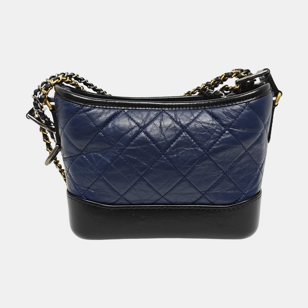 GABRIELLE Quilted Calfskin Blue