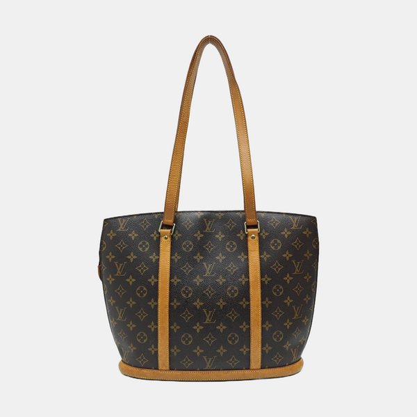 VINTAGE BABYLONE Monogram Coated Canvas Brown