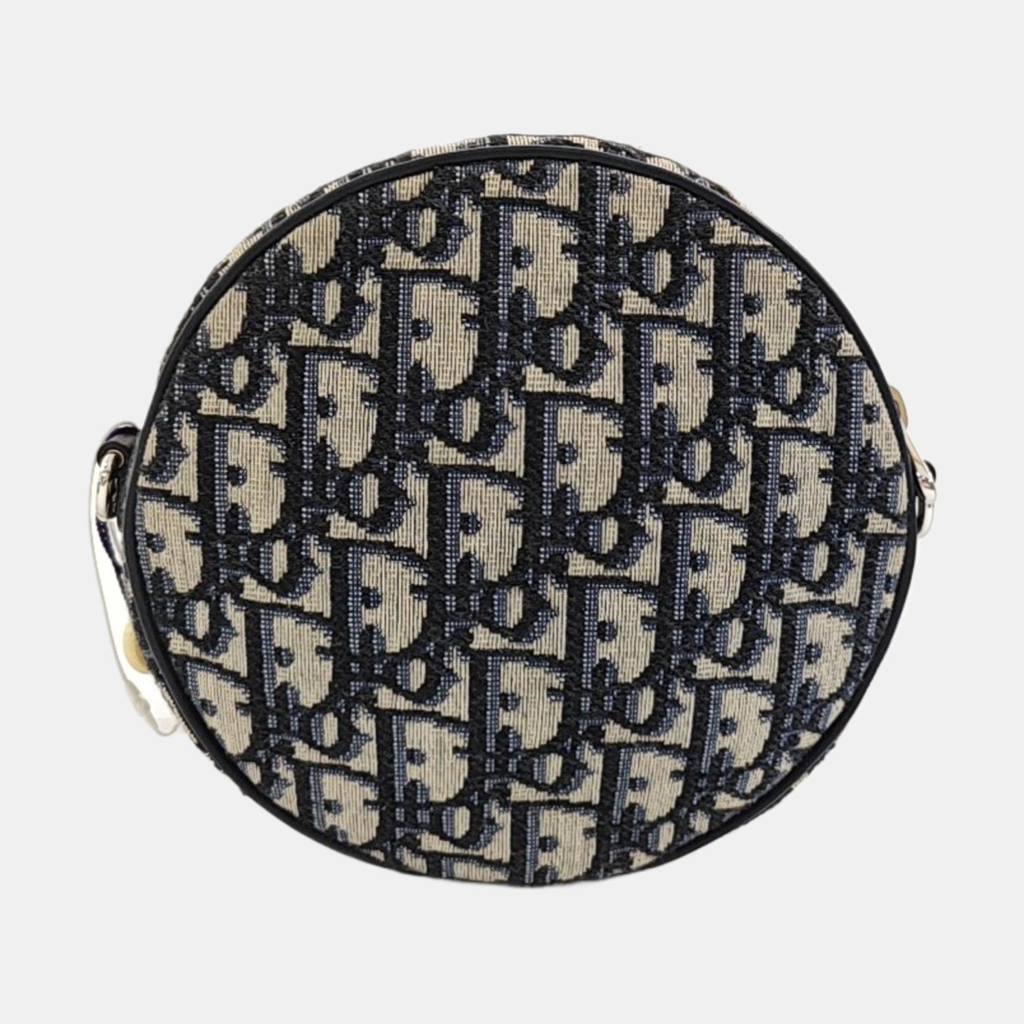 Oblique Canvas Shoulder Bag Small Blue