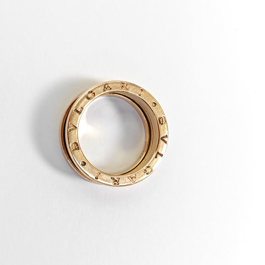 B.ZERO1 18k Rose Gold Ring EU 56