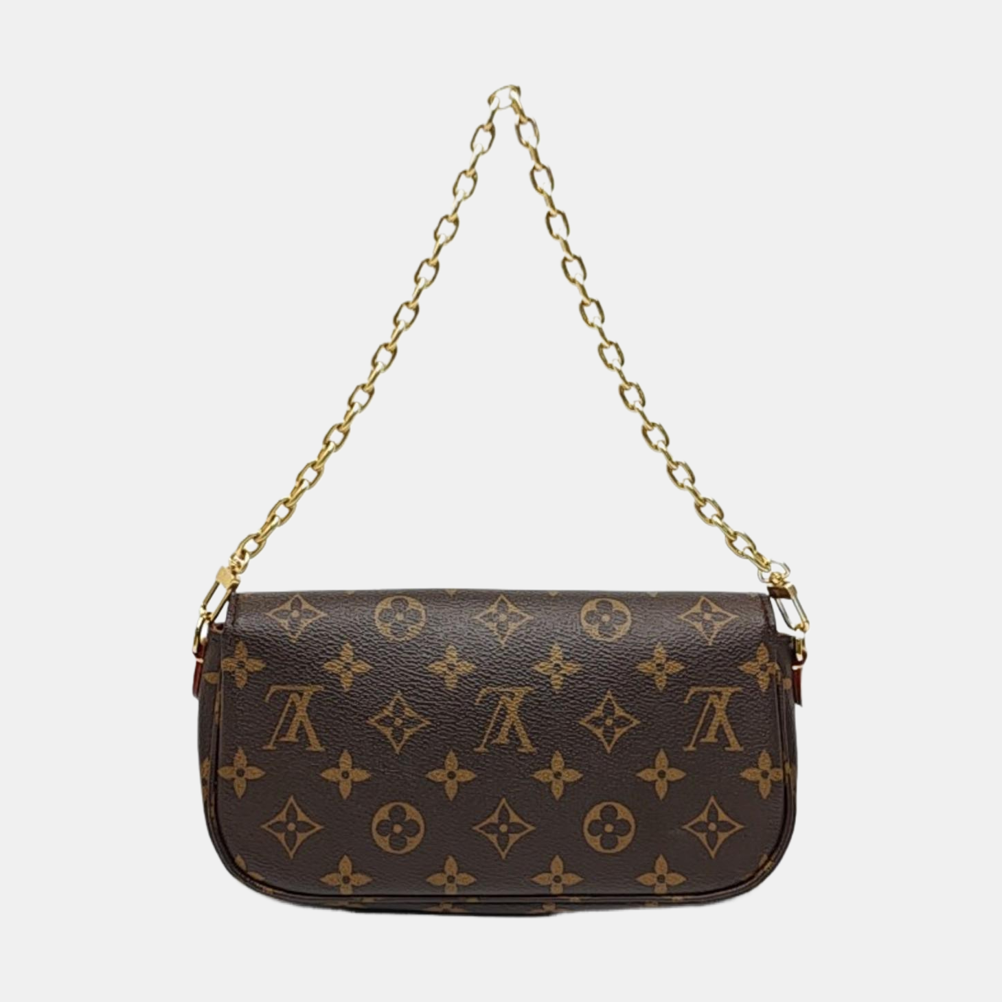 IVY Monogram Coated Canvas Brown