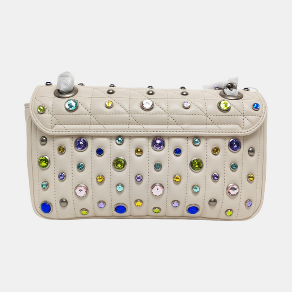 GG Marmont Medium Quilted Calfskin White