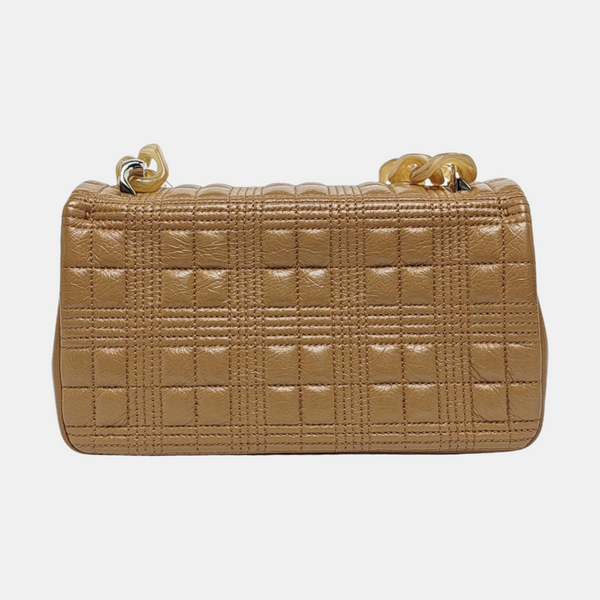 Lola Small Quilted Lambskin Beige