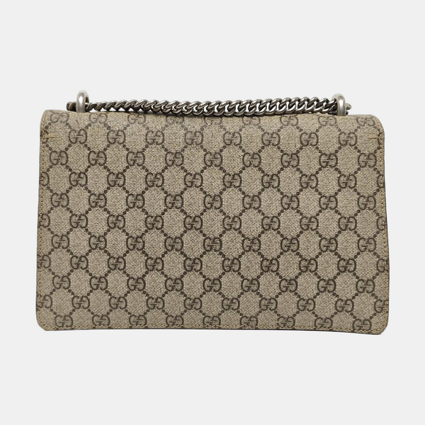 Dionysus Small Monogram Coated Canvas Black