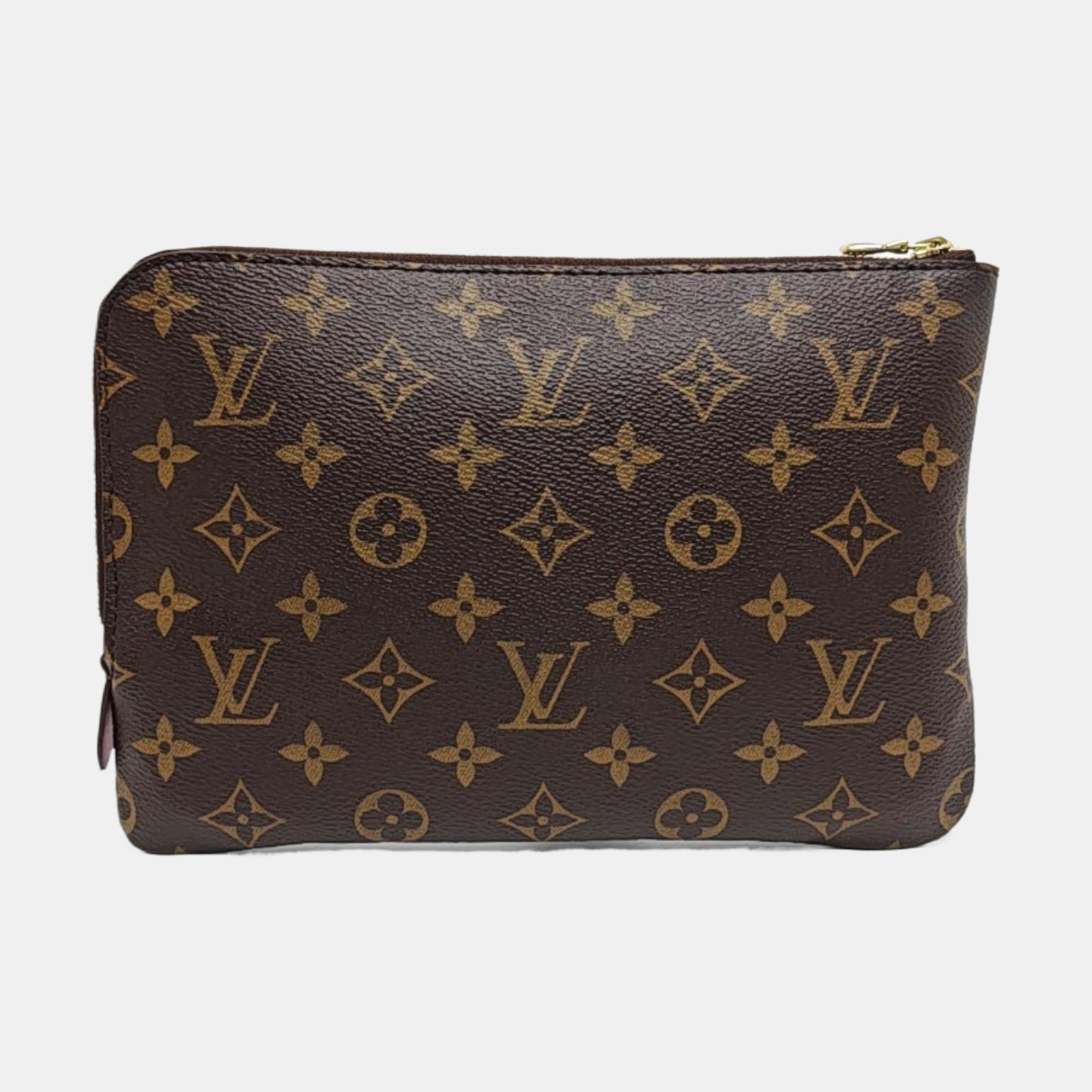 Etui Voyage PM Monogram Coated Canvas Brown