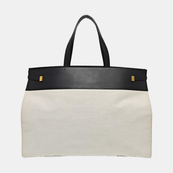Authenticated pre-owned  MANHATTAN Canvas White - Tote Bag at Looply