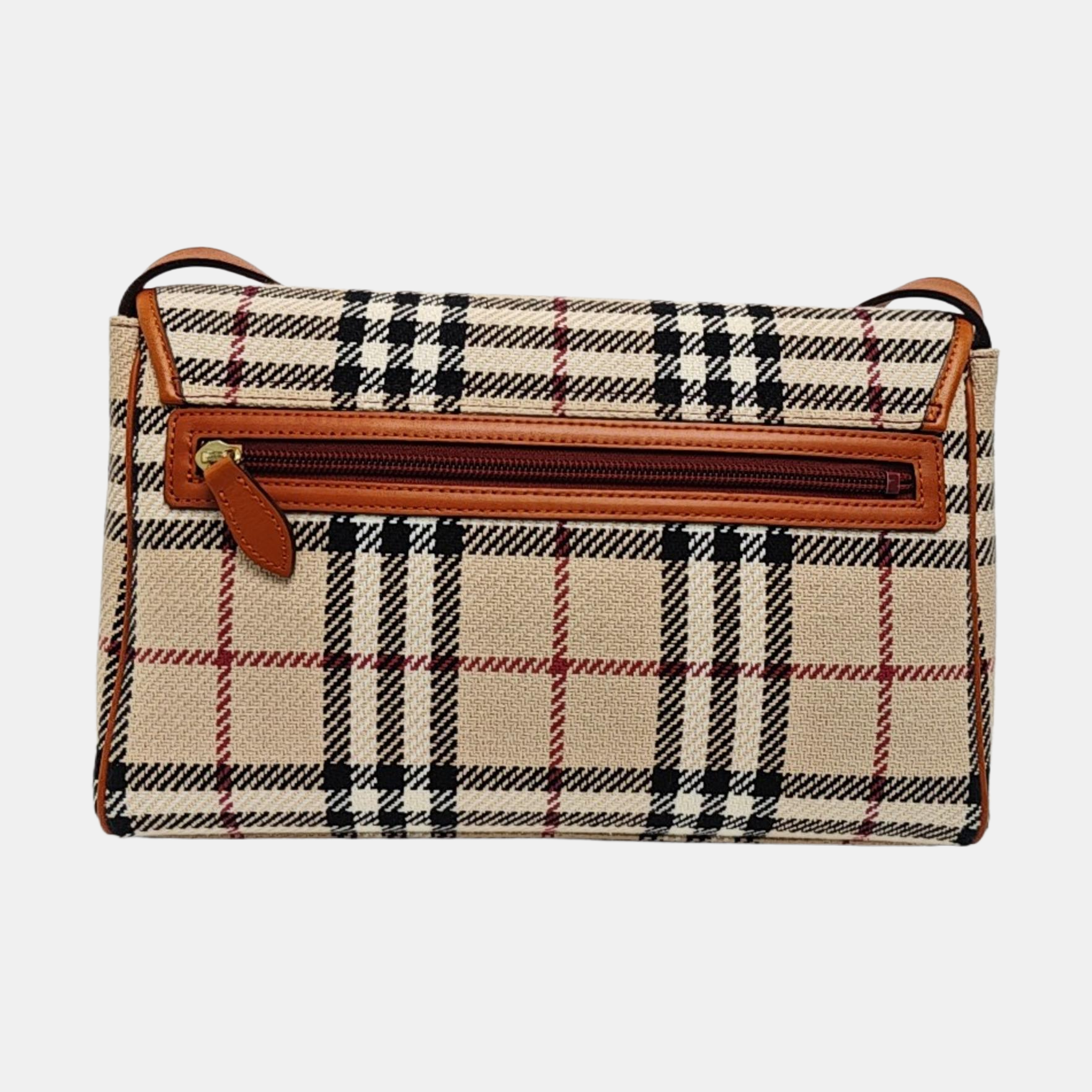 Fabric Crossbody Bag Beige