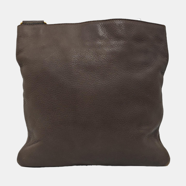 Calfskin Crossbody Bag Brown