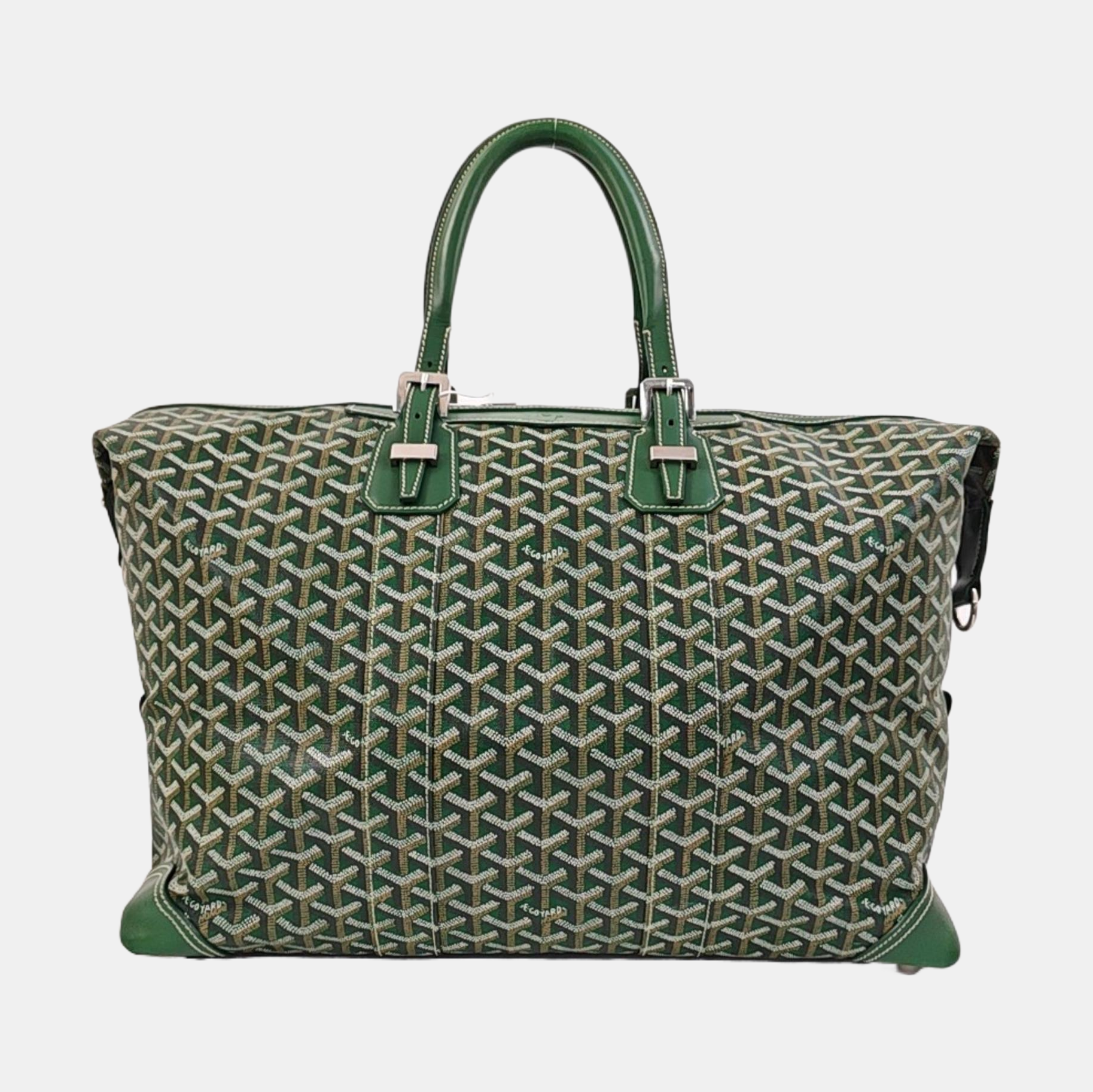 Bowling Coated Canvas Green