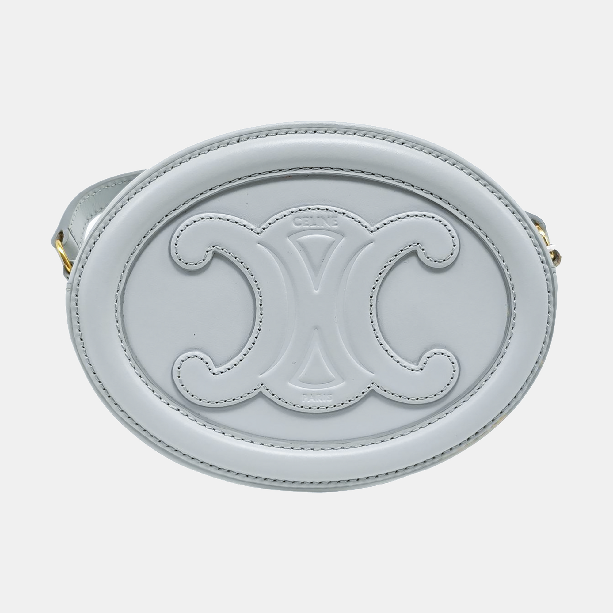 Authenticated pre-owned  TRIOMPHE Calfskin Blue - Shoulder Bag at Looply