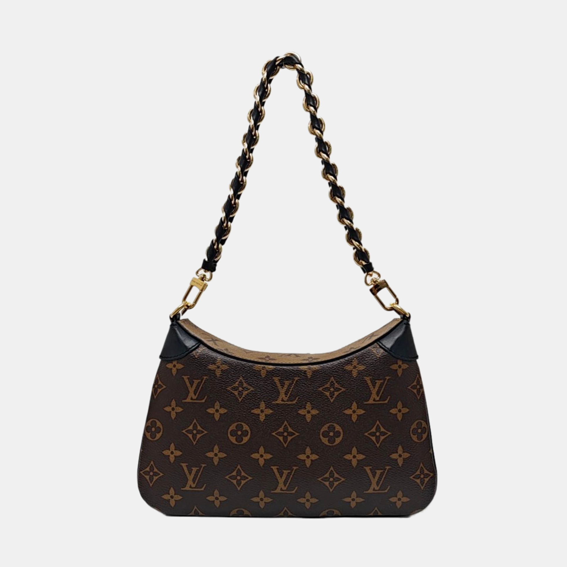 TWINNY Monogram Coated Canvas Brown