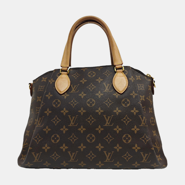 RIVOLI MM Monogram Coated Canvas Brown