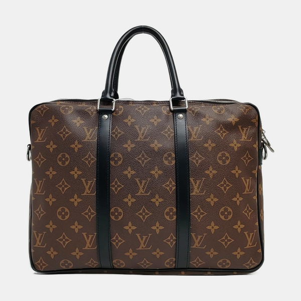 PORTE-DOCUMENTS PM Monogram Coated Canvas Brown