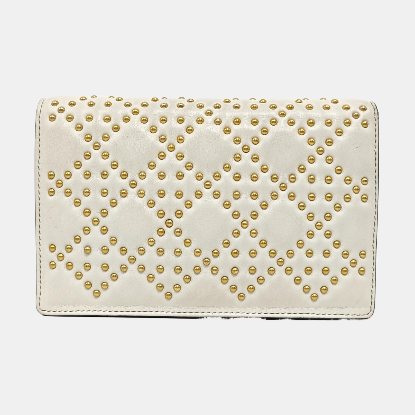 Calfskin Shoulder Bag White