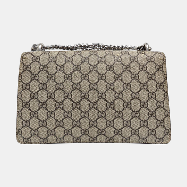 Dionysus Small Monogram Coated Canvas Black