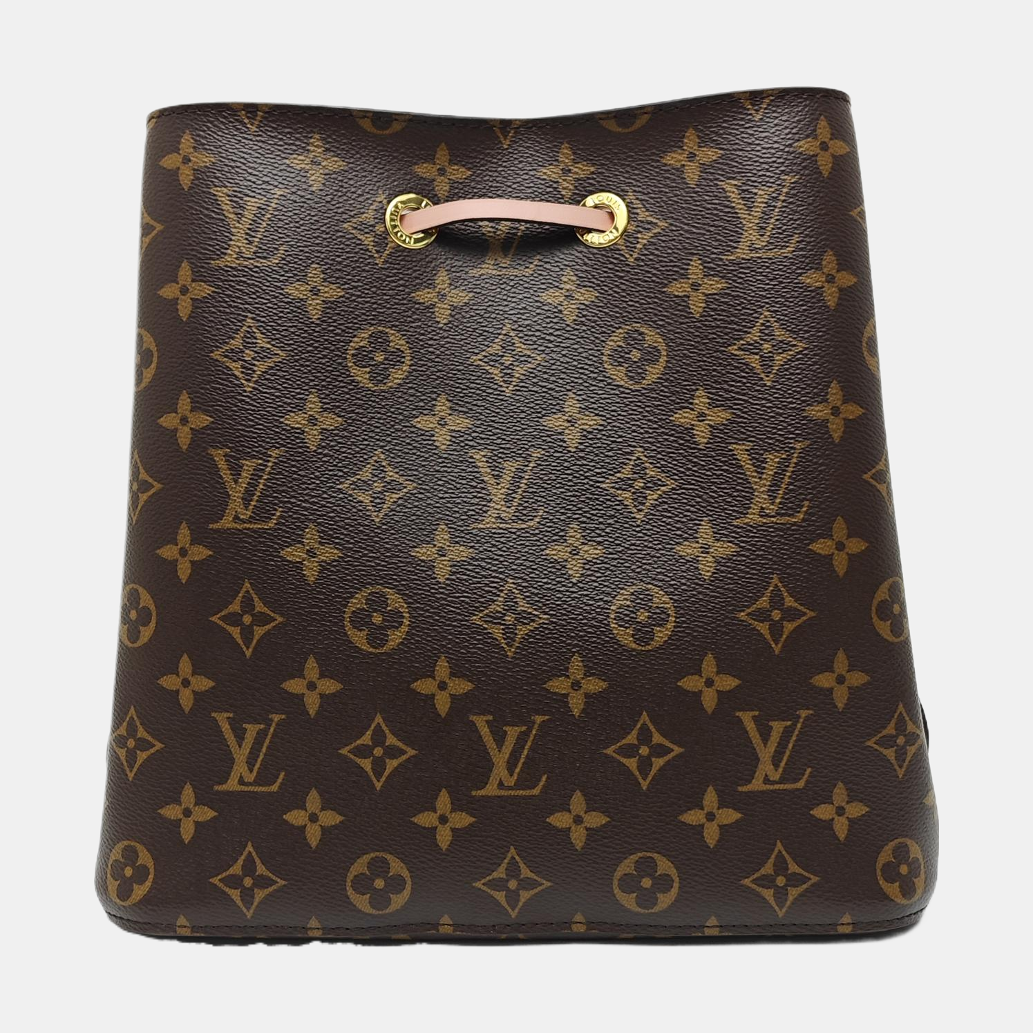 NÉONOÉ MM Monogram Coated Canvas Brown