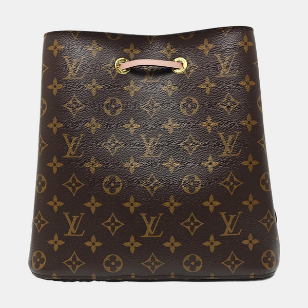 NÉONOÉ MM Monogram Coated Canvas Brown