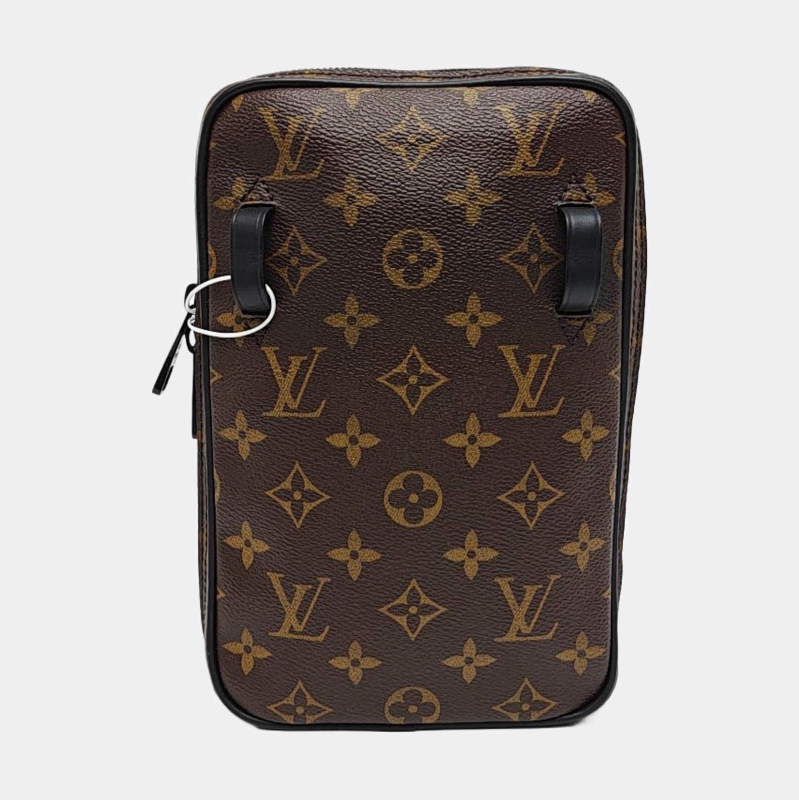 UTILITY SIDE Monogram Coated Canvas Brown