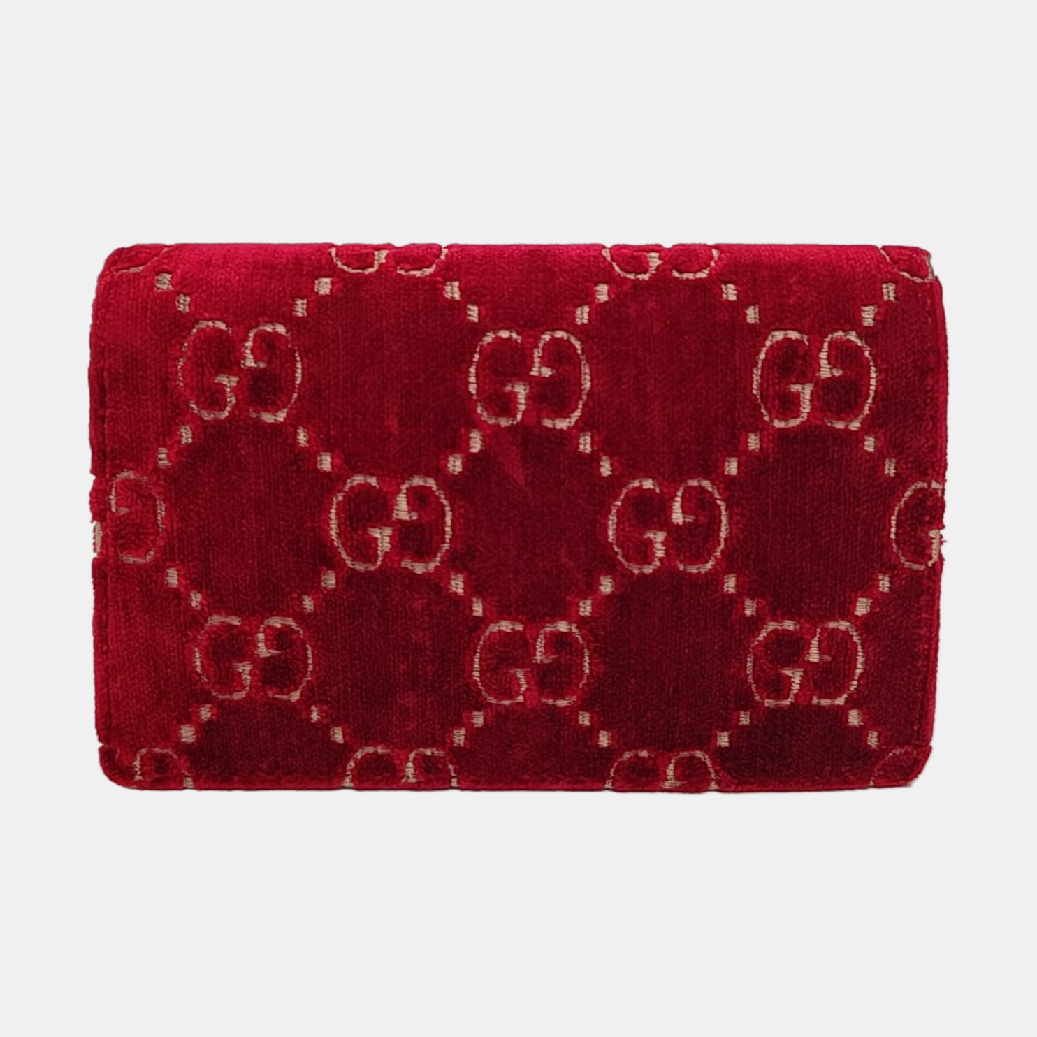Dionysus Super Mini Monogram Velvet Red