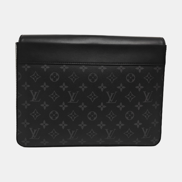 STEAMER Monogram Coated Canvas Black