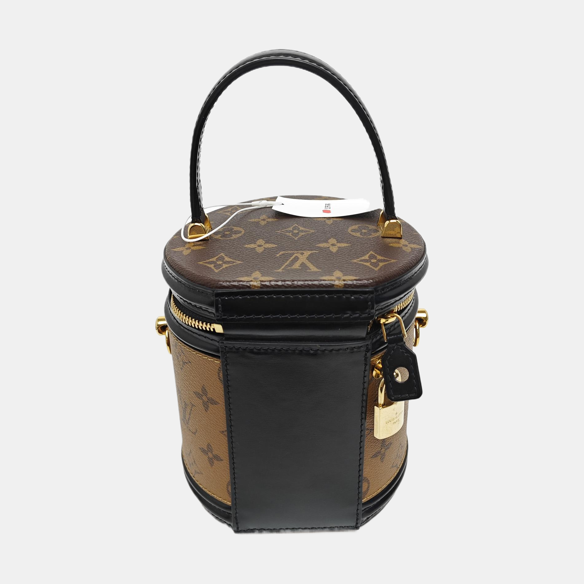 CANNES PM Monogram Coated Canvas Brown