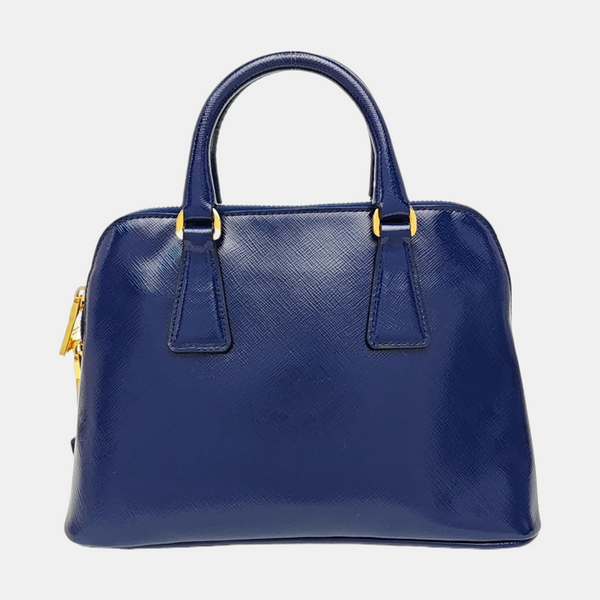 Galleria Small Patent Leather Blue