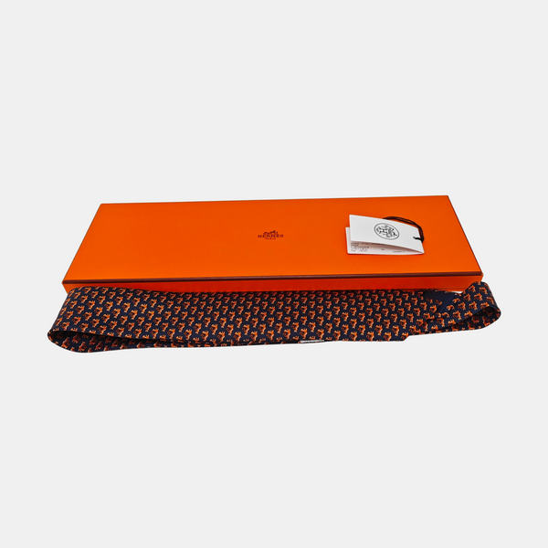 Mulberry Silk Tie Blue