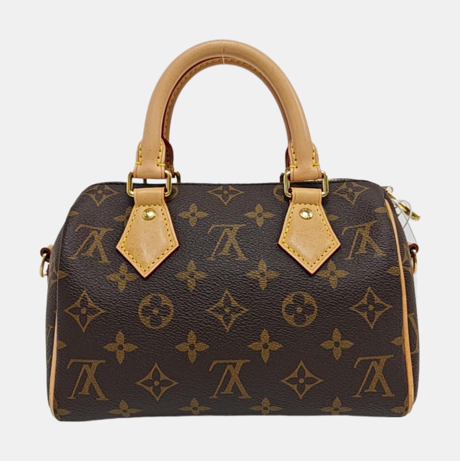 SPEEDY 20 Monogram Coated Canvas Brown
