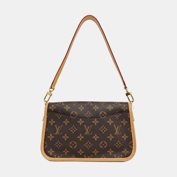DIANE Monogram Coated Canvas Brown