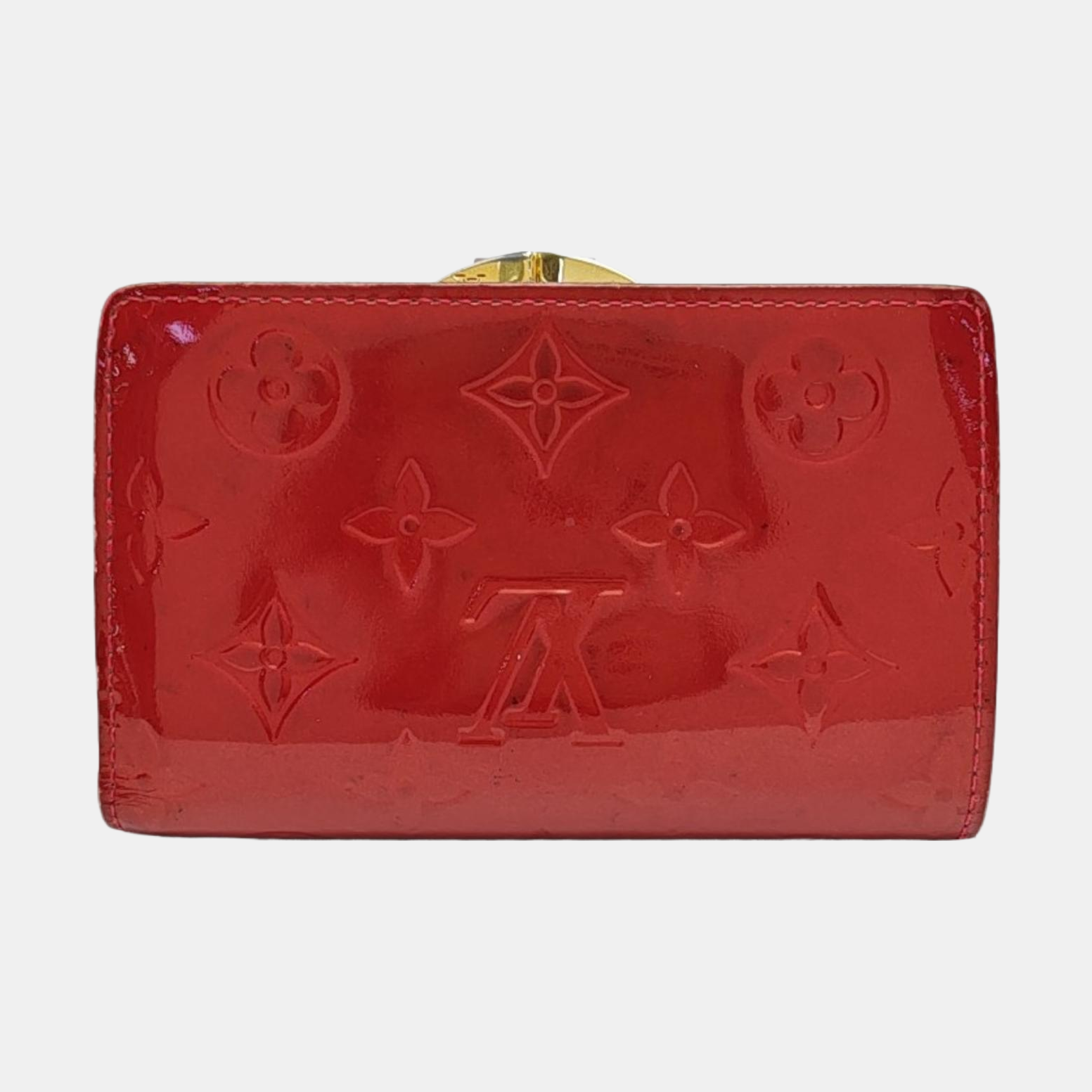 VIENNOIS Patent Leather Red Wallet